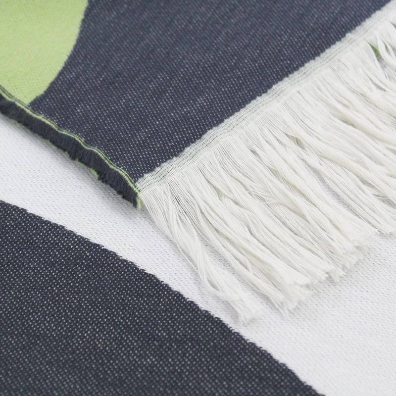 Plaid Pur Coton Vagues – Image 2