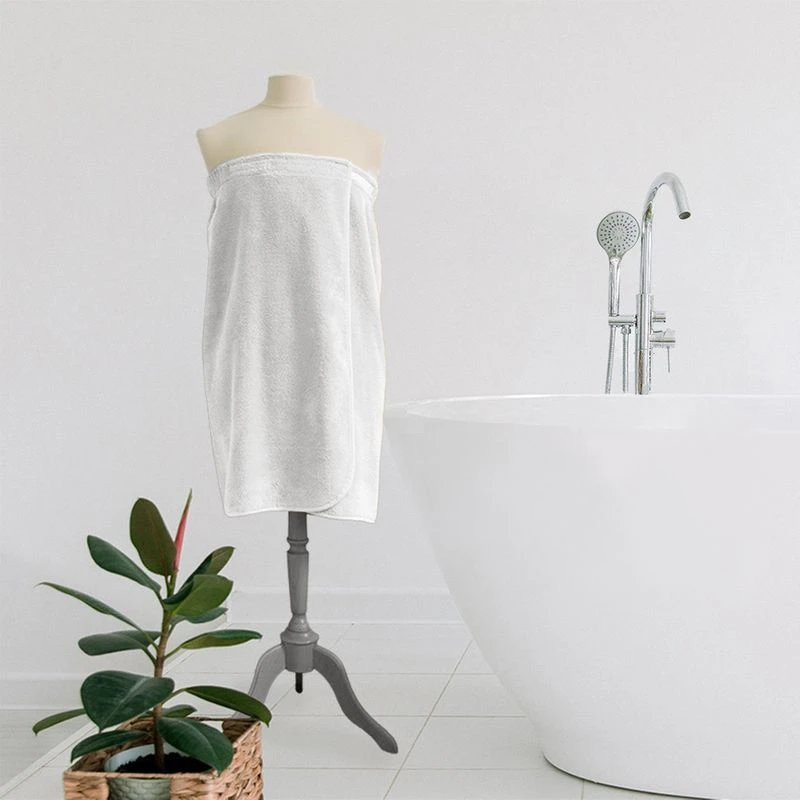 Pareo Pur Coton 420 G/m² Angora Elea – Image 3