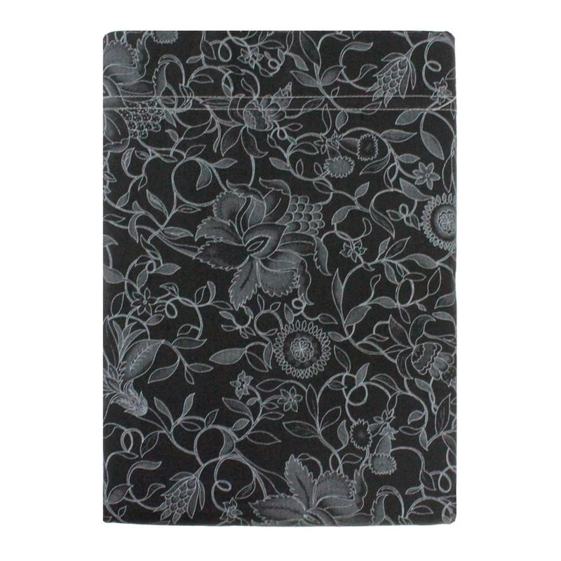 Drap Plat Percale De Coton 80 Fils/cm² Nocturne Reve Noir