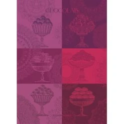 Torchon Pur Coton Chocolats Fins