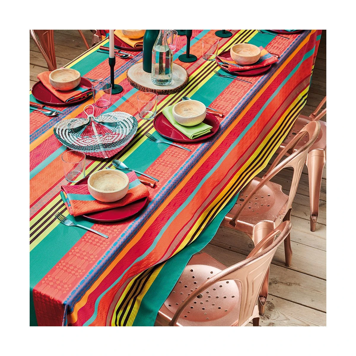 Nappe Jacquard Pur Coton Mille Arizona – Image 4