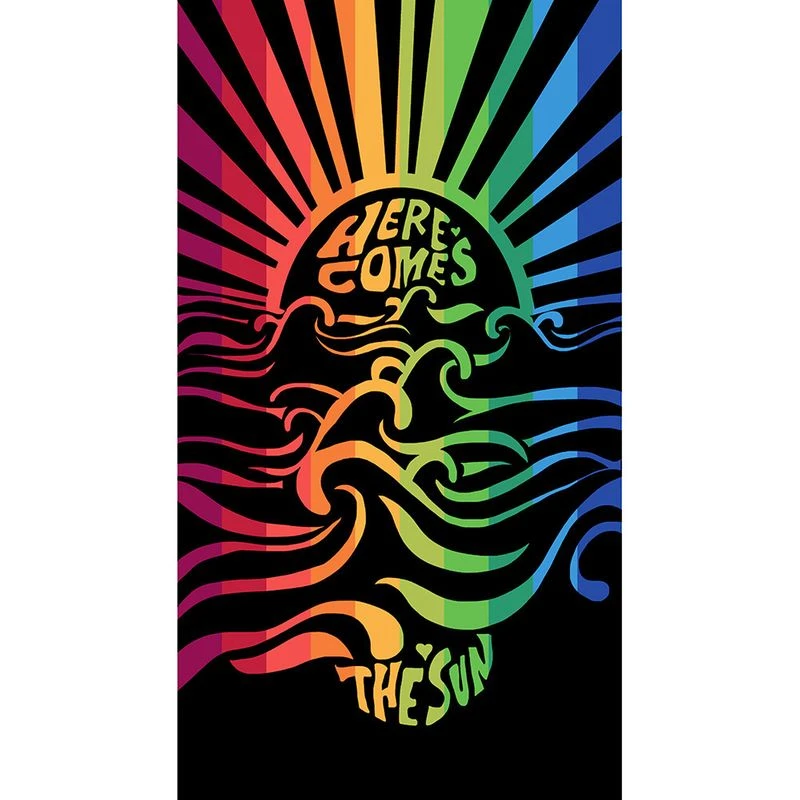 Drap De Plage Pur Coton 500 G/m² Rainbow The Sun