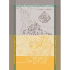 Torchon Pur Coton Mont Saint Michel
