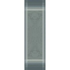 Chemin De Table Pur Coton Antitache Déperlant Bleu Isaphire