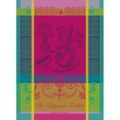 Torchon Pur Coton Legumes Oublies