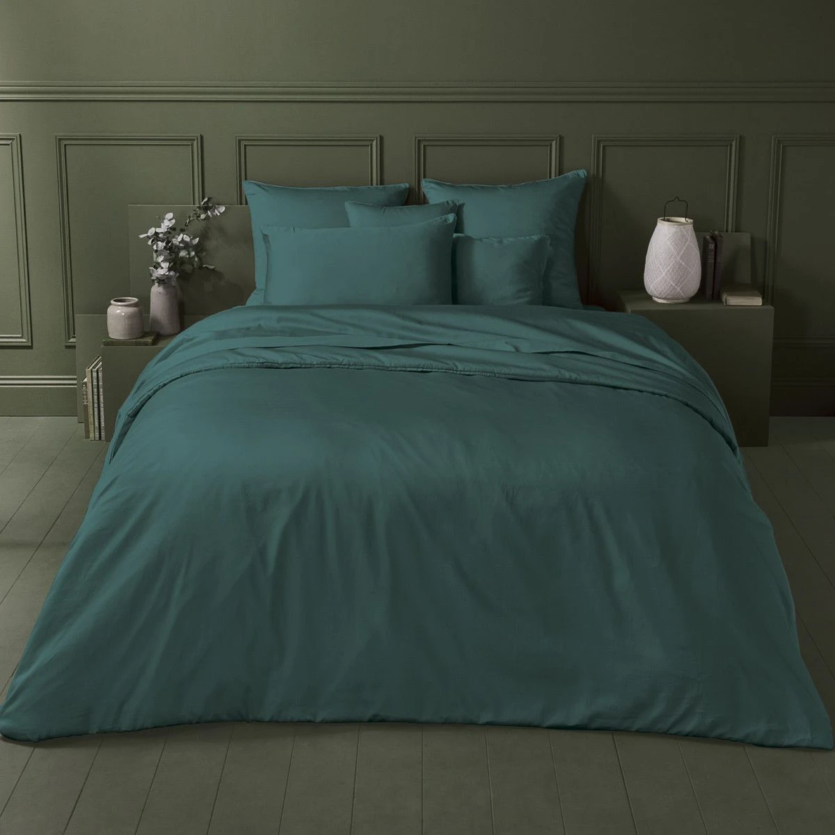 Taie De Traversin Satin De Coton 120 Fils/cm² Mordore Ava Uni – Image 6