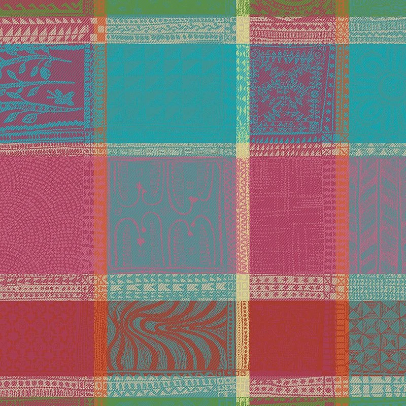 Serviette Pur Coton Orange Mille Wax – Image 2