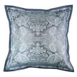 Taie D'oreiller Satin De Coton Diamant Noir Isaphire