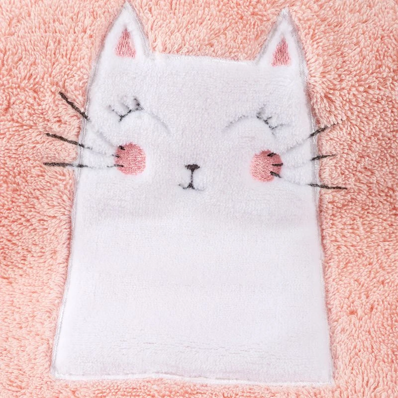 Serviette Eponge Pur Coton Petit Chat – Image 2