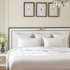 Parure De Lit Suite Grand Luxe Bleu Garnier Thiebaut