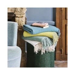 Plaid Jeté De Canapé Duetto Laine Garnier Thiebaut - 6 Coloris